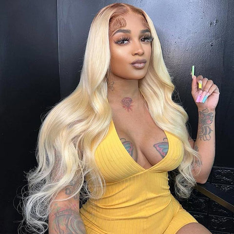 “Mariah Alanna” 613 Blonde Body Wave Lace Frontal Wig